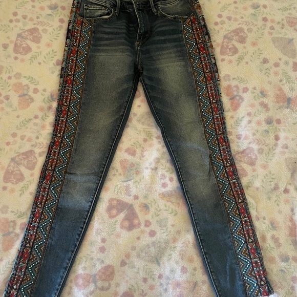 Driftwood Jackie Embroidered Jeans - Picture 2 of 2